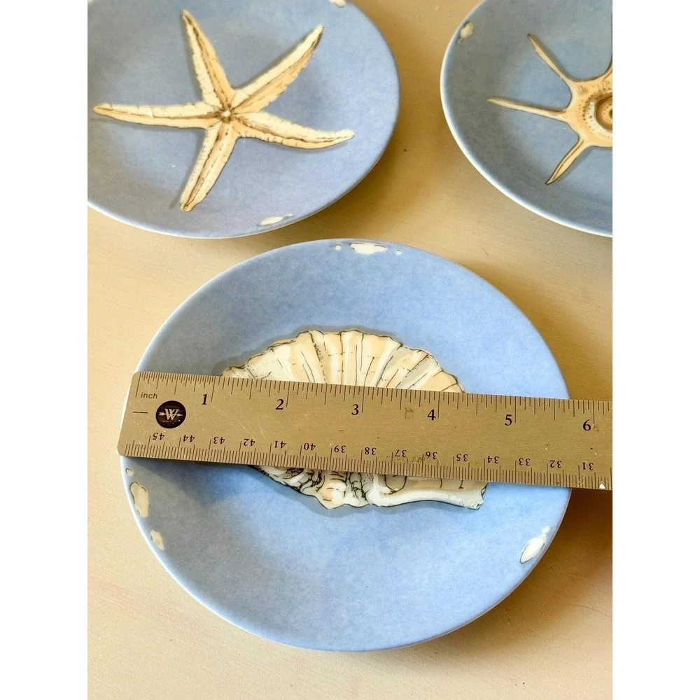 Philippe Deshoulières Seychelles Appetizer plates | Set of 5 | Limoges